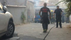 بالصور: انفجار اسطوانة غاز داخل مخزن بيافا دون وقوع اصابات